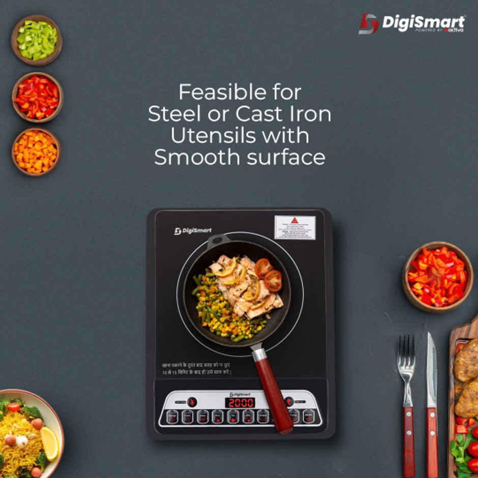 Digismart Mark-1 Induction Cooktop (2000 Watts) with Indian Menu Option