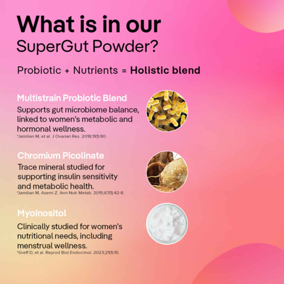 The Good Bug PCOS Balance SuperGut Powder | For Women's Health