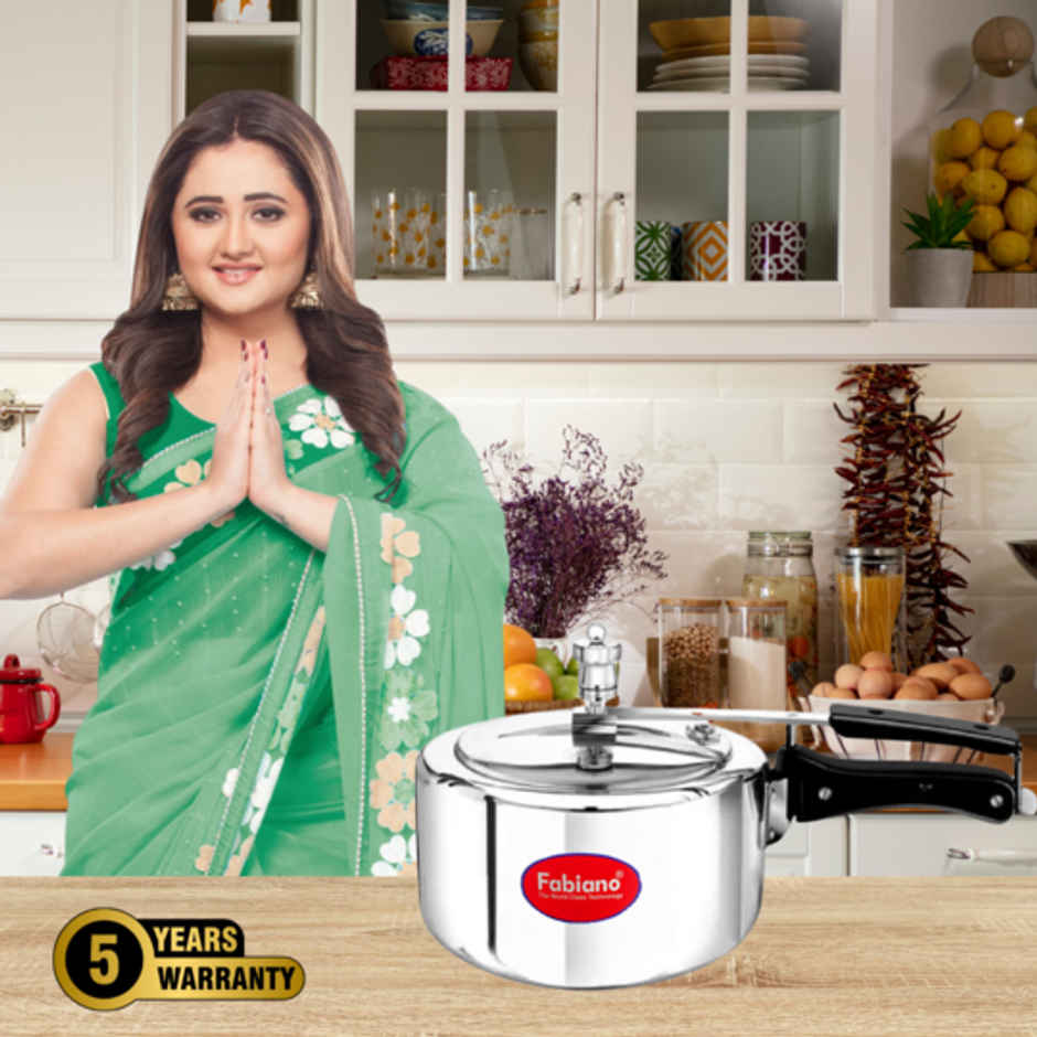 Fabiano 1 Liter Inner Lid Aluminium Eco Pressure Cooker