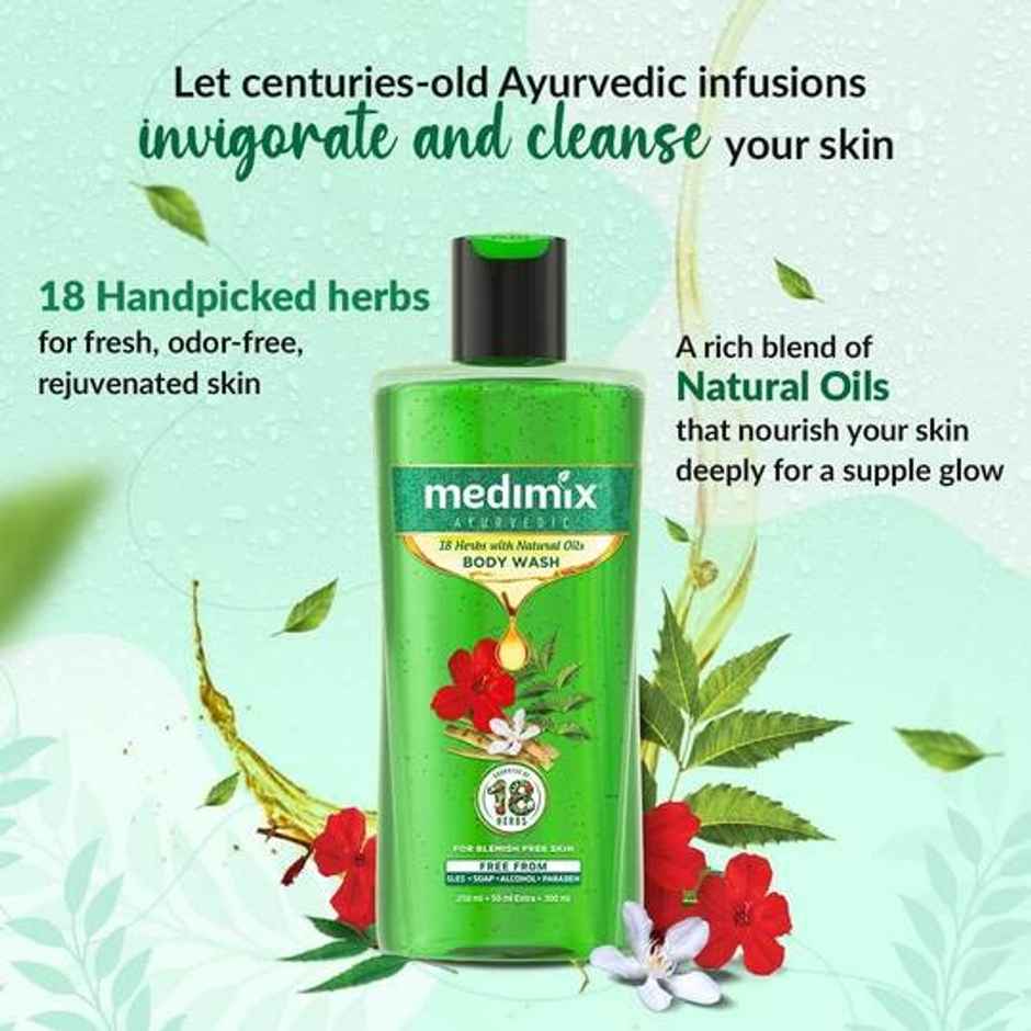 Medimix Ayurvedic 18 herbs with Natural Oils Body Wash