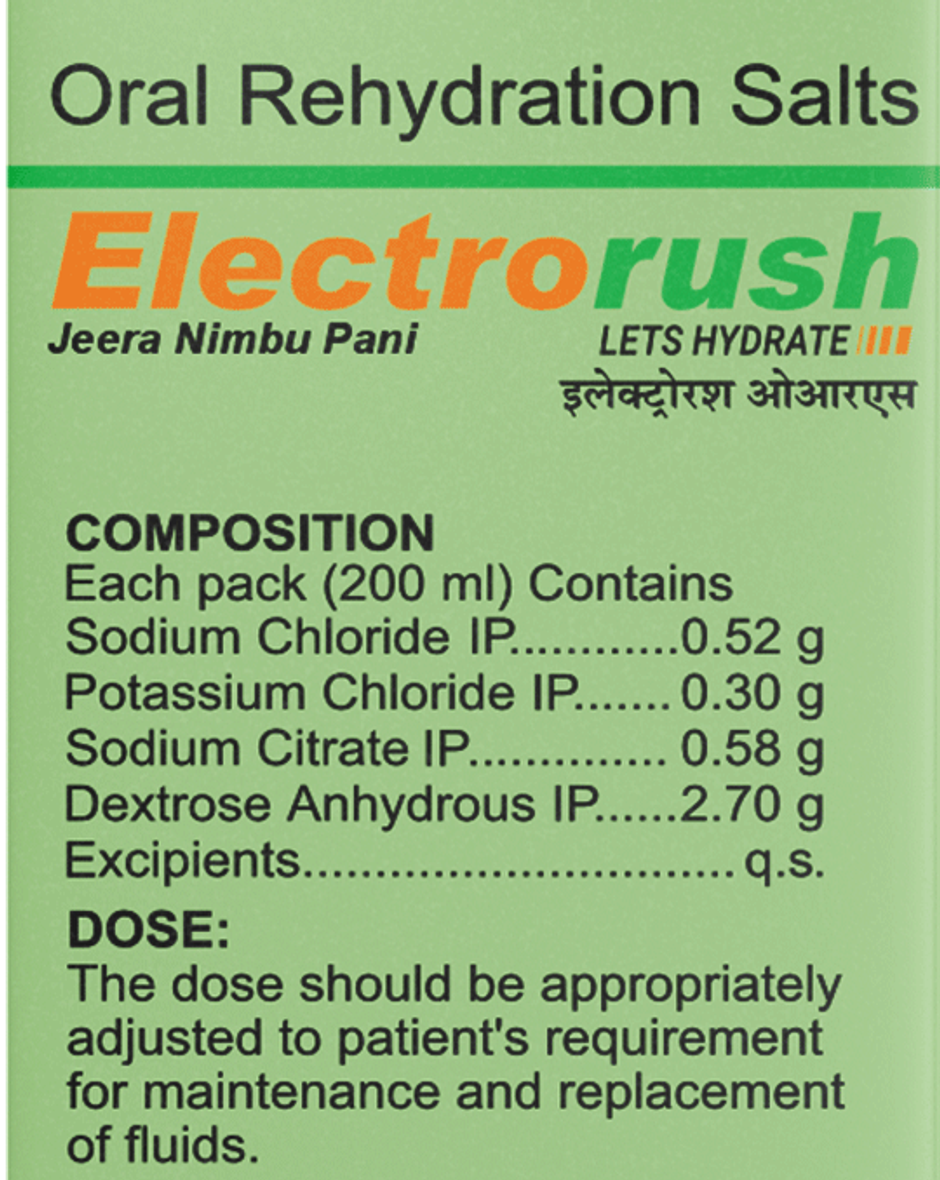 Electrorush ORS 200ml Nimbu Jeera