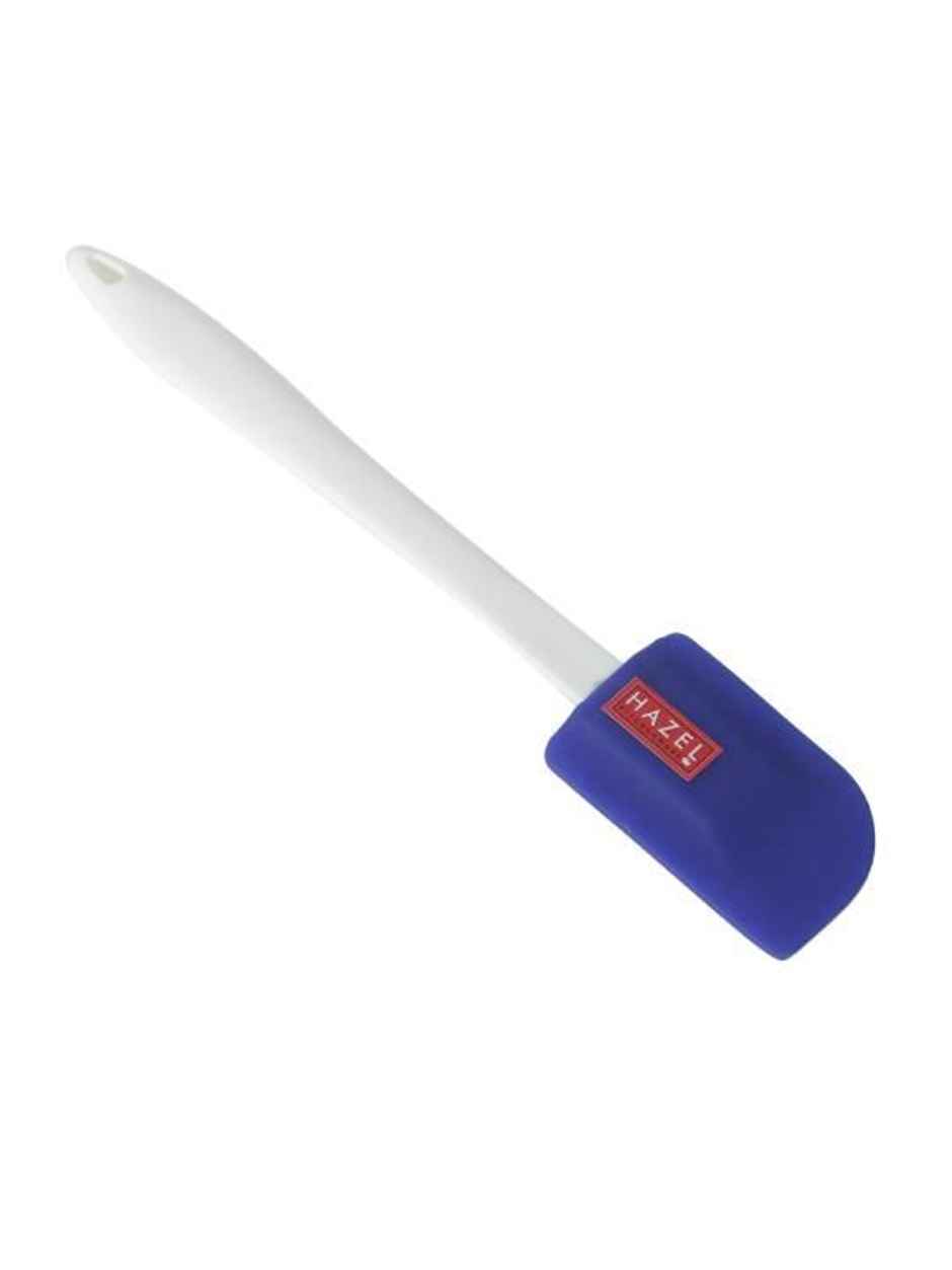 Hazel Big Silicone Spatula With Plastic Handle, Blue, For Cooking & Baking
