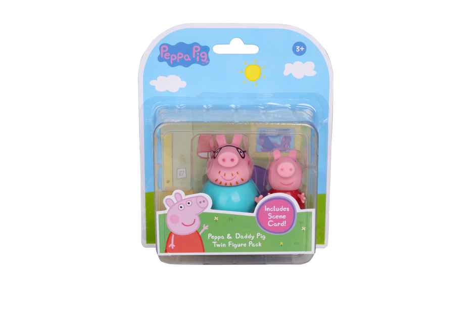Hasbro Peppa Pig Pep Peppa Pig & Daddy Twin Figure Pack