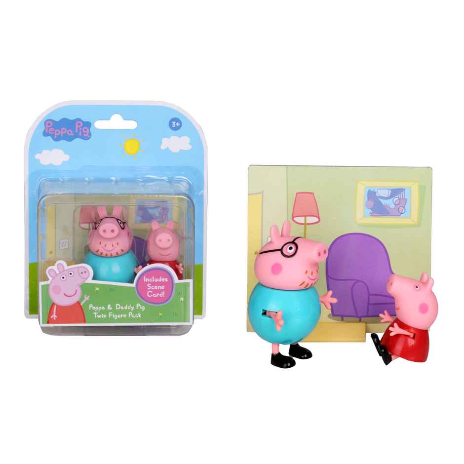Hasbro Peppa Pig Pep Peppa Pig & Daddy Twin Figure Pack