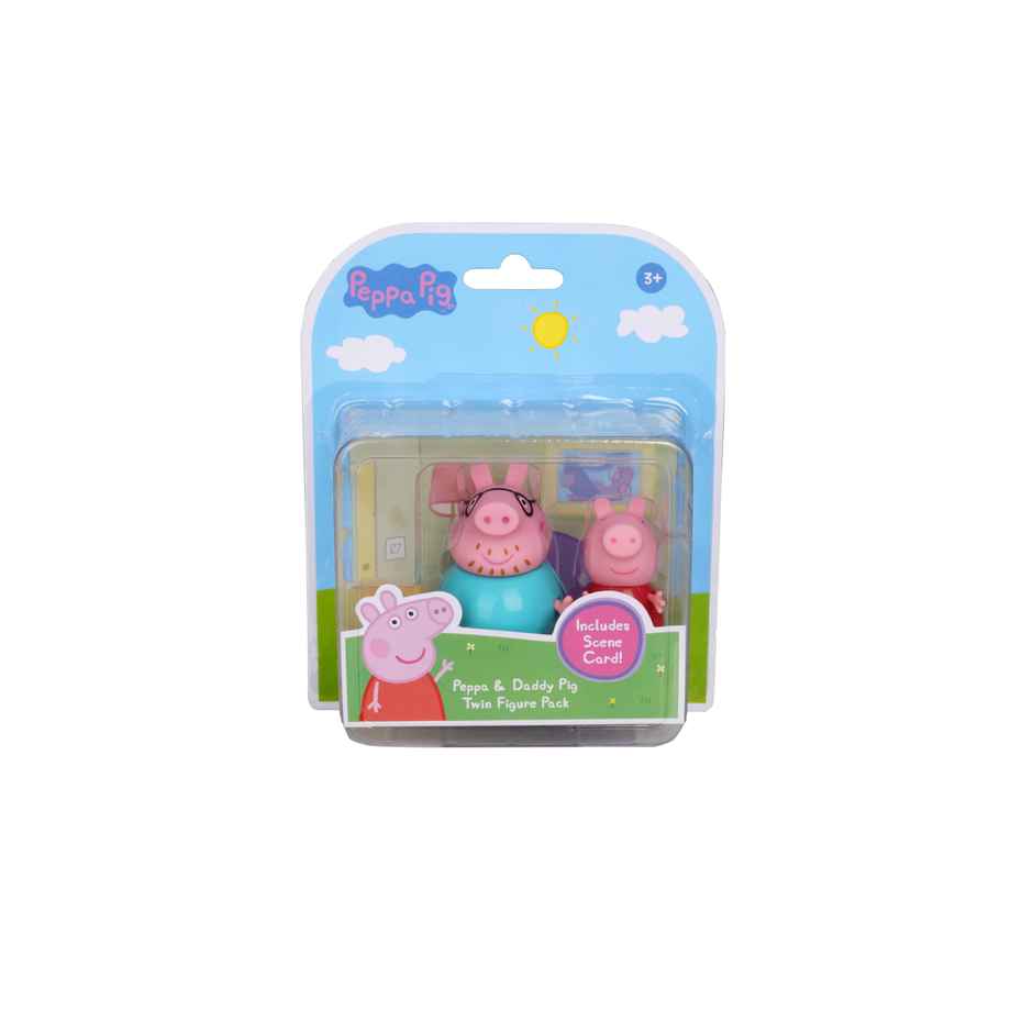 Hasbro Peppa Pig Pep Peppa Pig & Daddy Twin Figure Pack