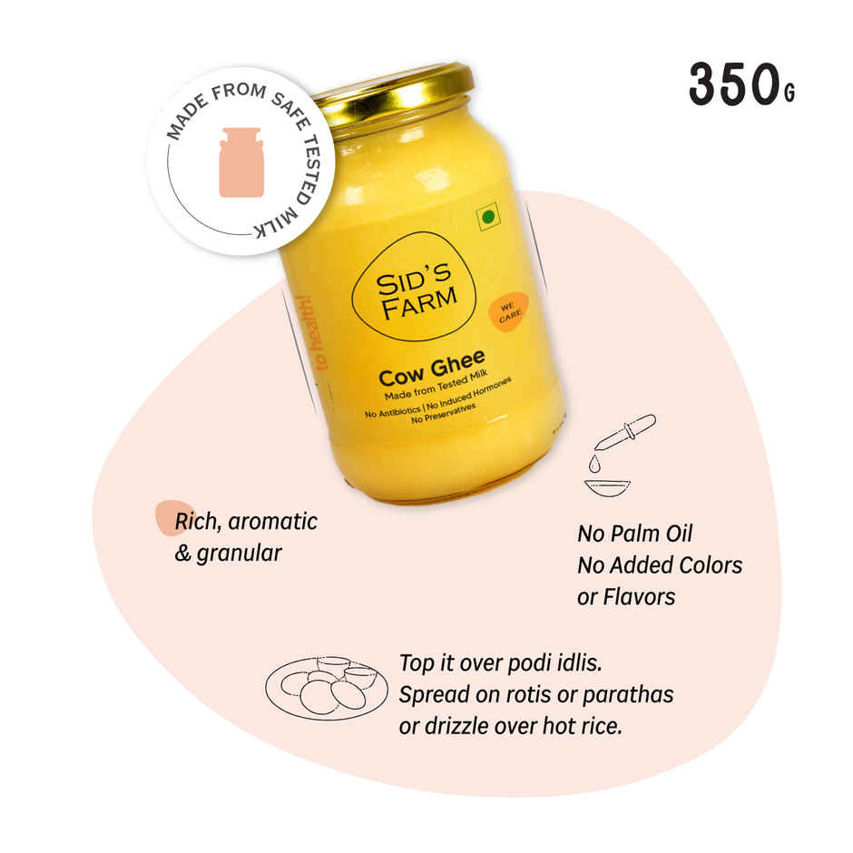 Sid's Farm Cow Ghee | Pure & Authentic