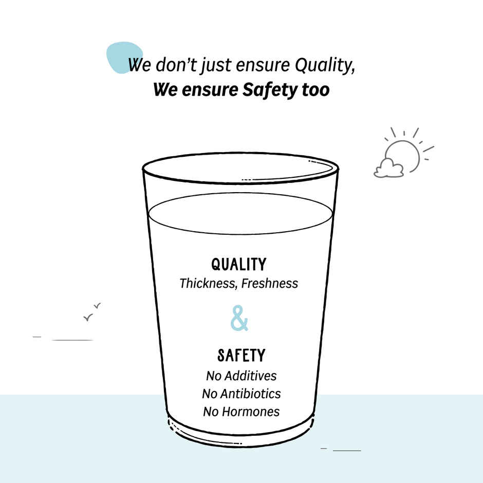 Sid's Farm Tested A2 Buffalo Milk (No Antibiotics . No Hormones . No Preservatives)