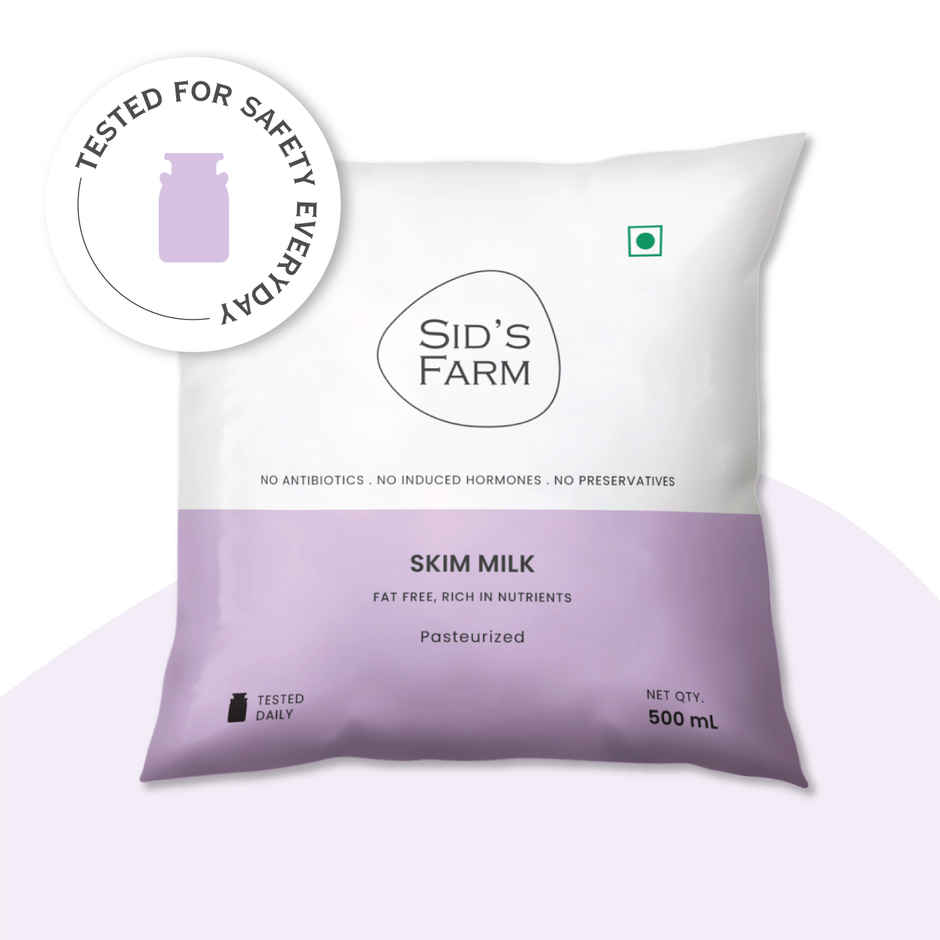 Sid's Farm Tested Skim Milk (No Antibiotics . No Hormones . No Preservatives)