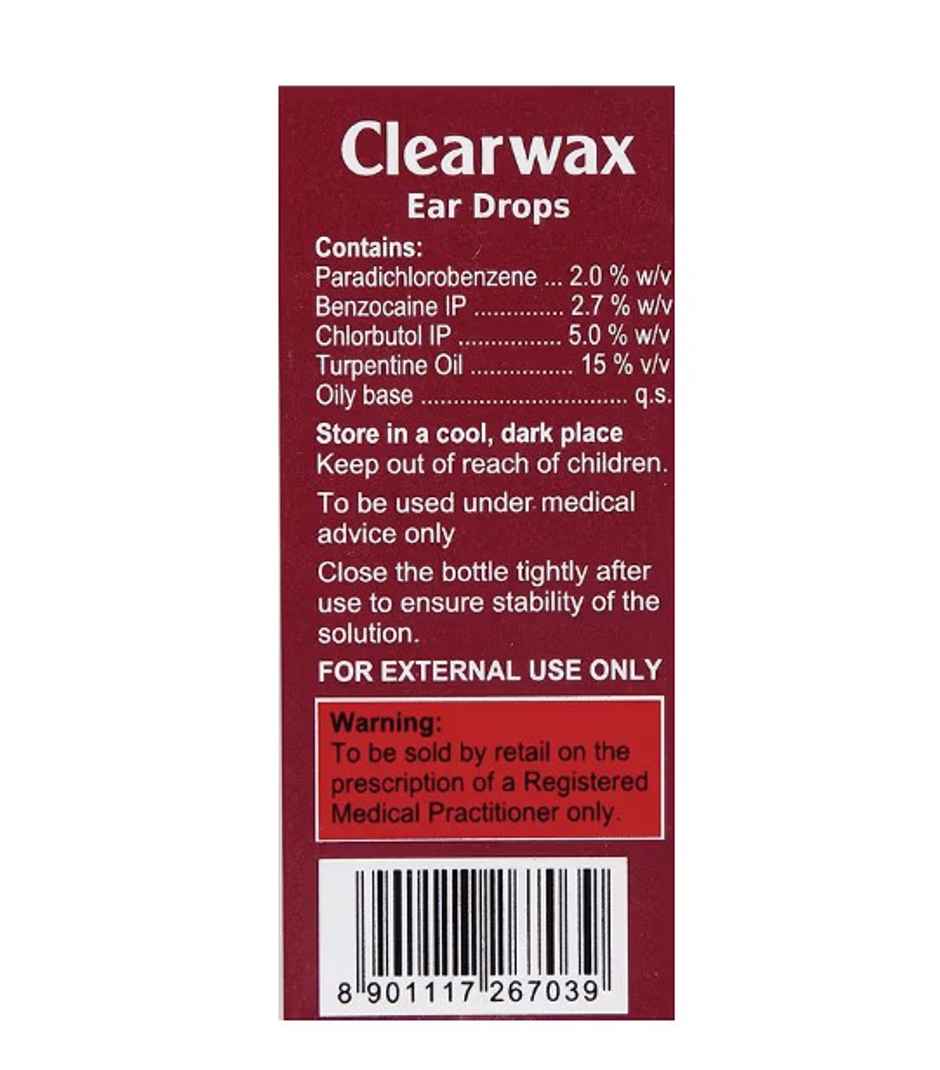 Clearwax Ear Drop
