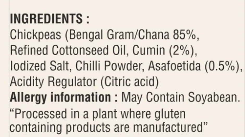 Jabsons Chana Hing Jeera | Seasoned Chickpeas