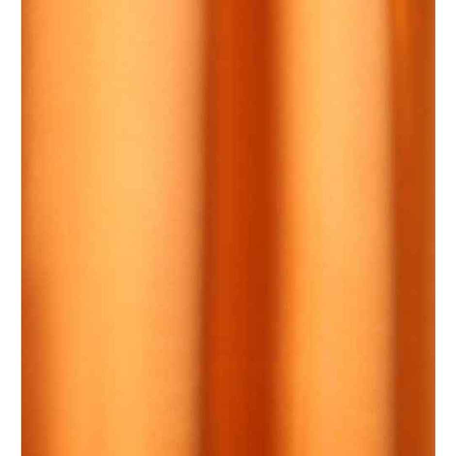 Lushomes Blackout Door Curtain - Orange | 8 Metal Eyelets | 54 x 108 inch