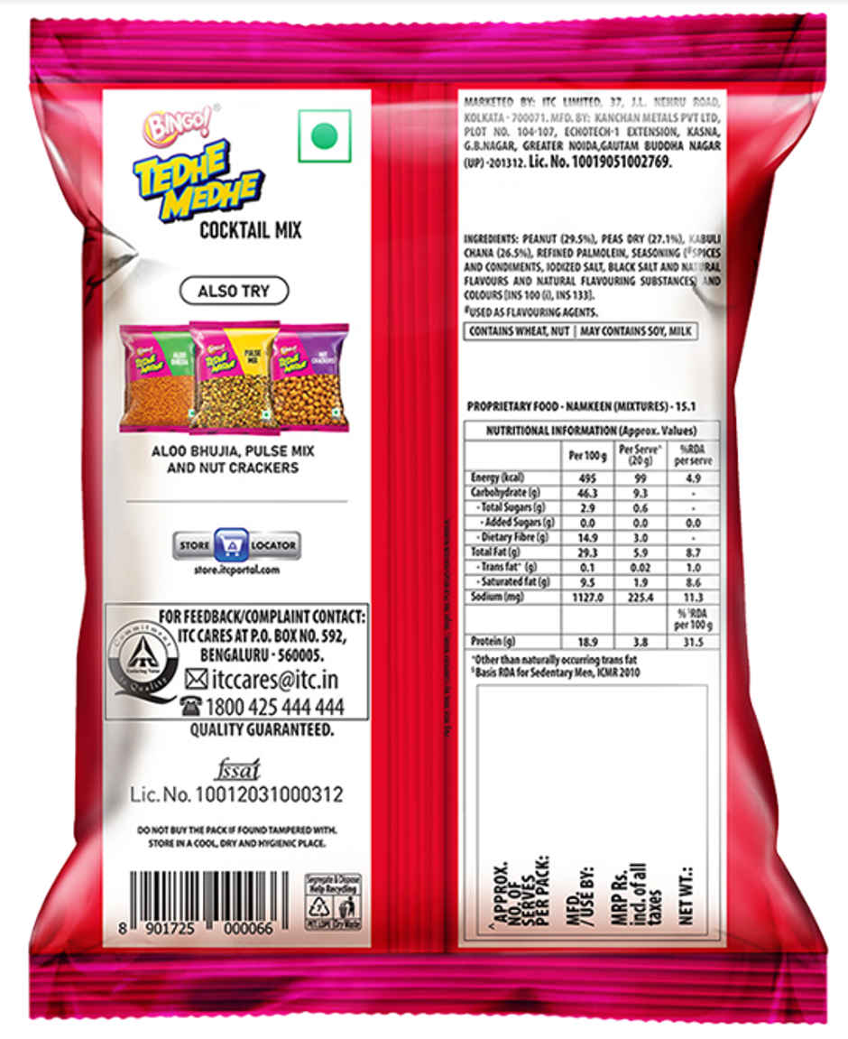 Bingo Tedhe Medhe Cocktail Combo