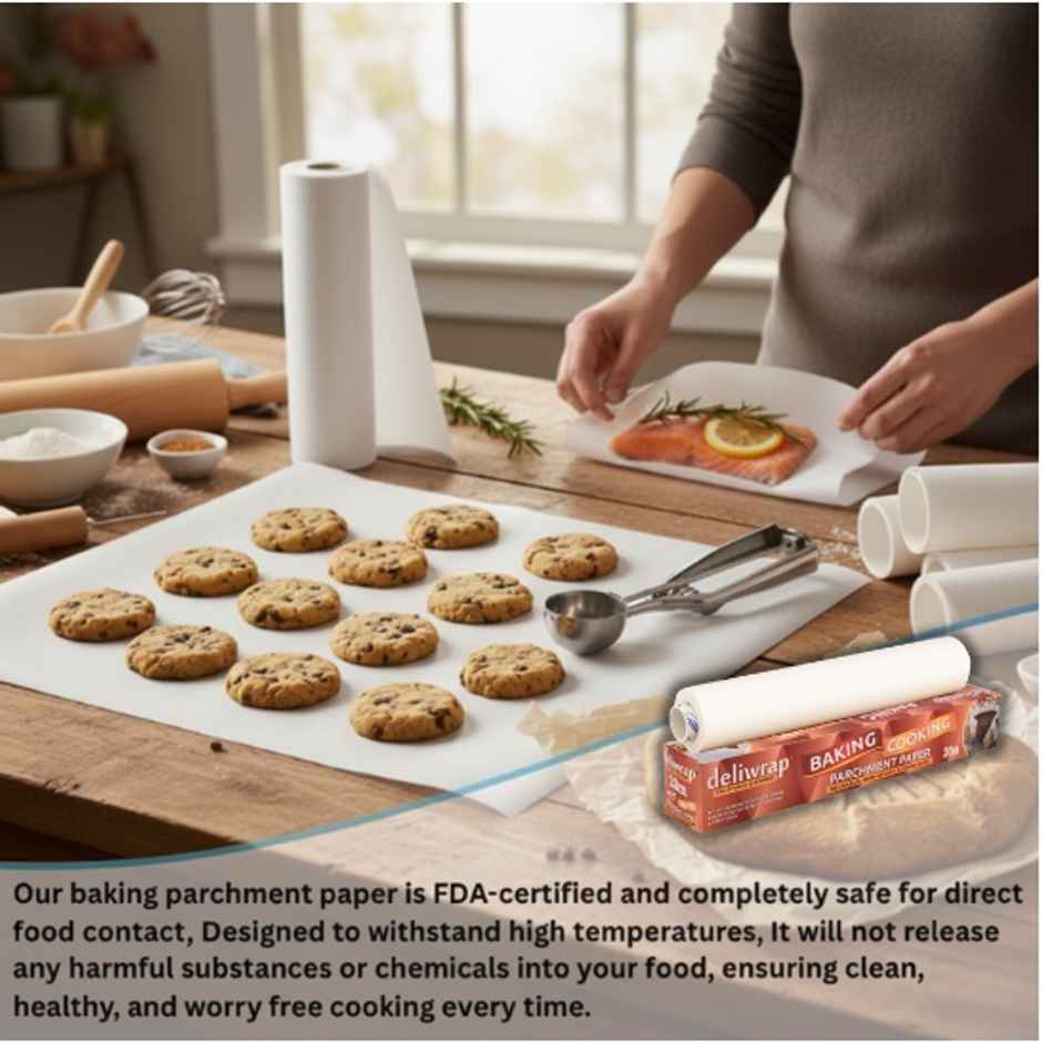 Deliwrap Baking and Parchment Paper | 20 m