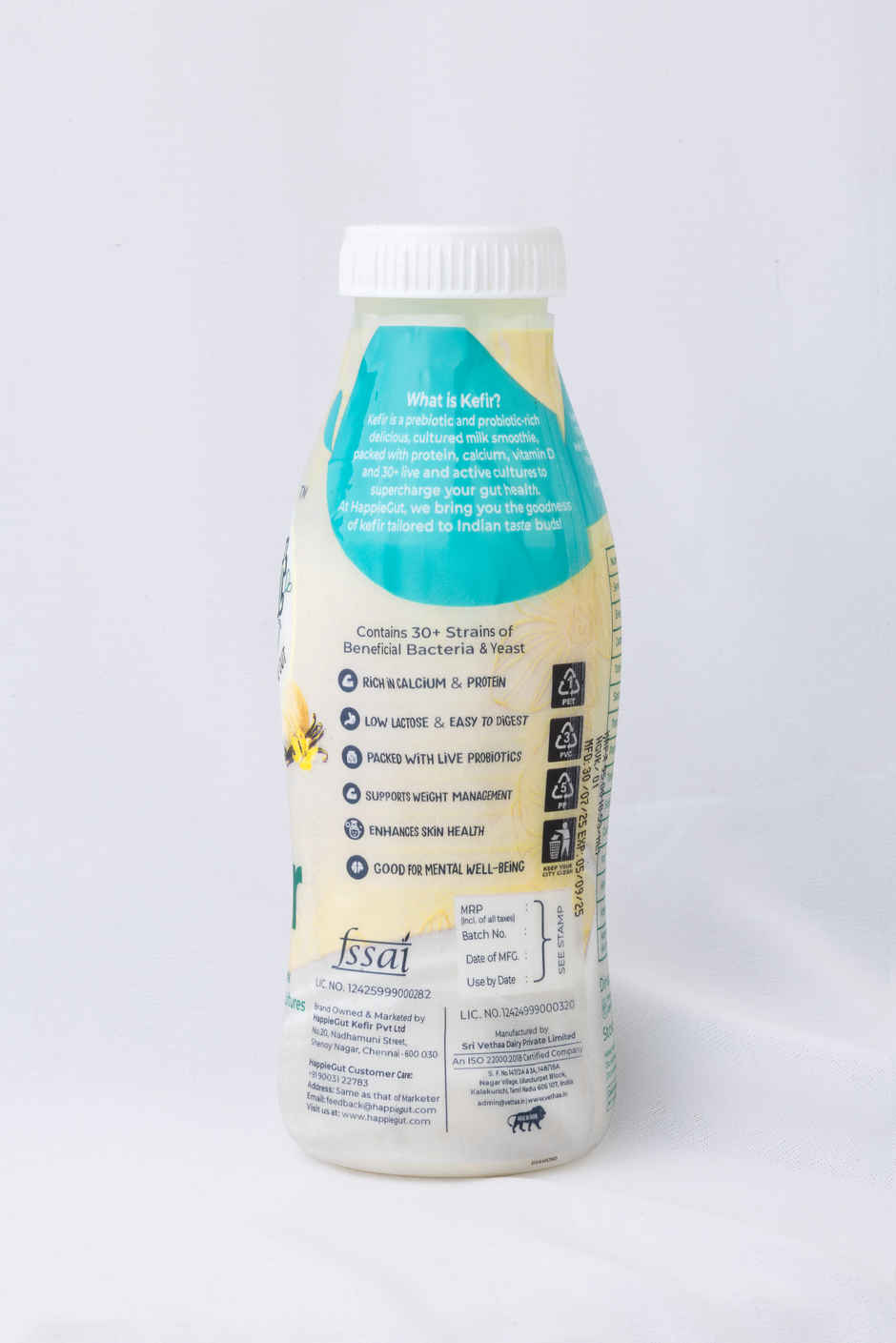 HappieGut Vanilla Kefir Milk