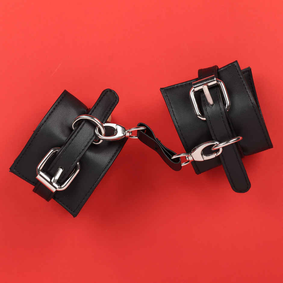 Intimate Leather Handcuffs | Adult Games & Accessories | Happy Mail