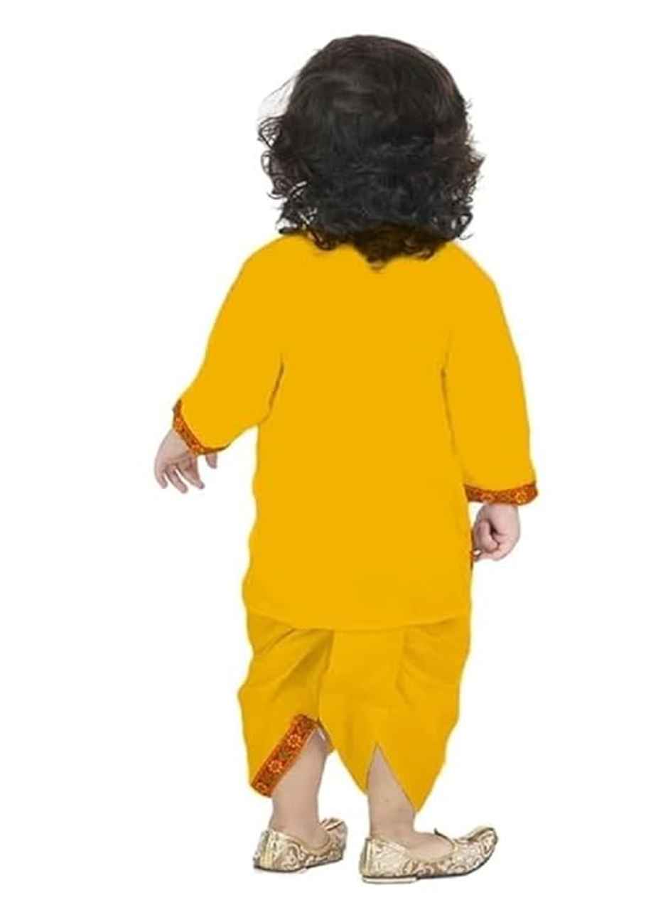 Cotton Krishna Dress | 6-12 Months | Mad Over Print