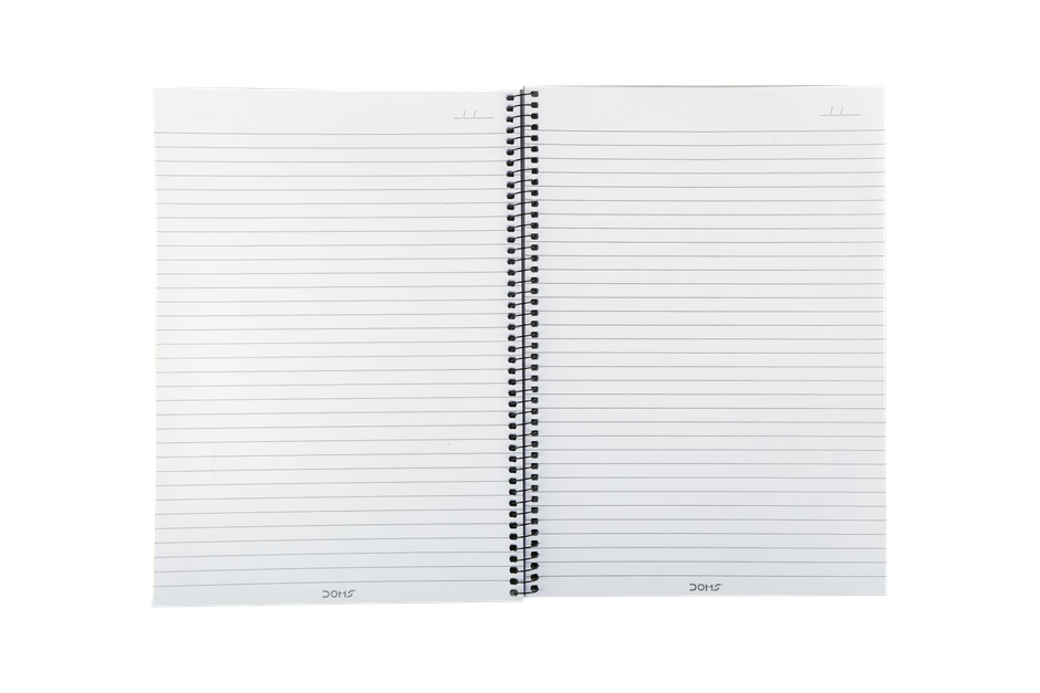 Doms 1 Subject Spiral Notebook Single Line People's Mind Series 70 Gsm | 160 Pages | 21 x 30 cm