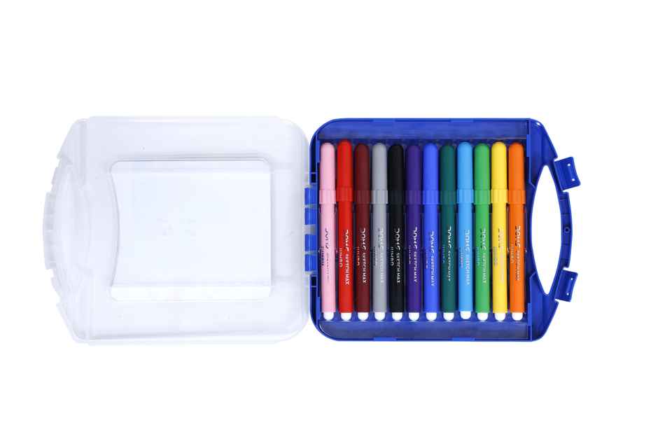Doms Jumbo Max 12 Shades Sketch Pens