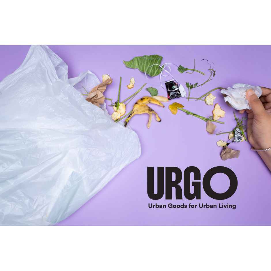URGO Medium Lemon Scented Garbage Bags - 19x21 Inch - Oxo-Degradable