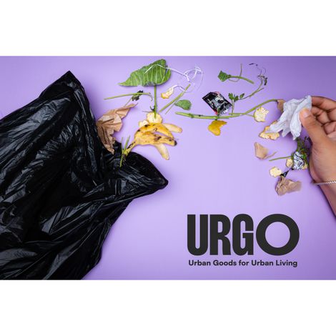URGO Medium Premium Garbage Bags - 19x21 Inch - Oxo-Degradable