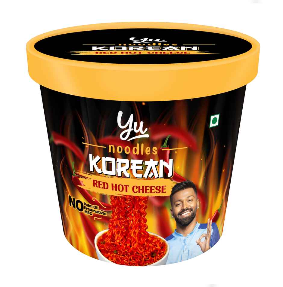 Yu Korean Red Hot Cheese Instant Cup Noodles
