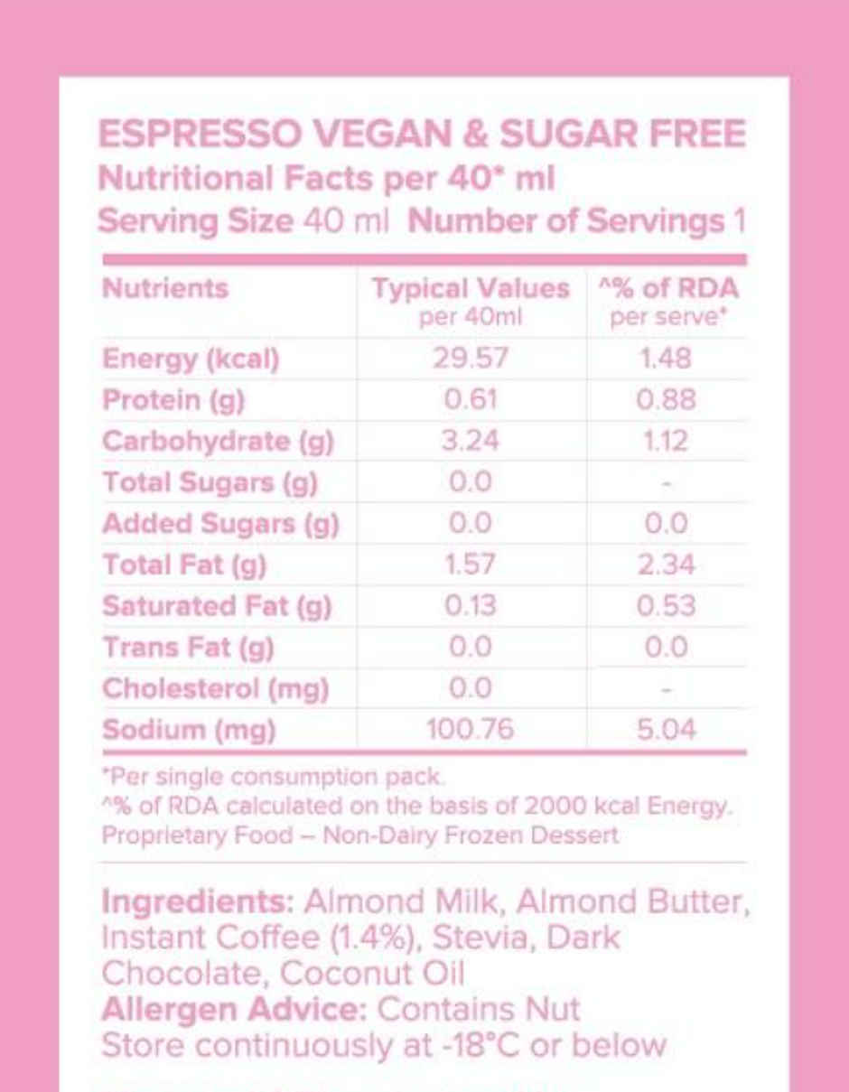 MINUS THIRTY Espresso Mini Stick Vegan & Sugar Free