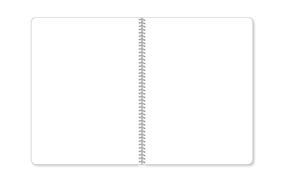 Apsara Spiral Bound Unruled 1 Subject Notebook 60gsm | 24 x 18 cm | 160 Pages | Covers May Differ