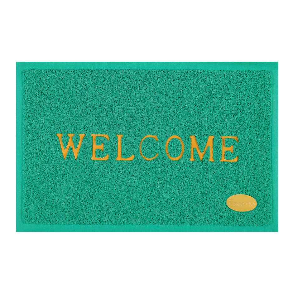 Dream Living Designer Welcome Mat Front Door Mat | 38x58cm Entrance Door| Floor Mats | Green