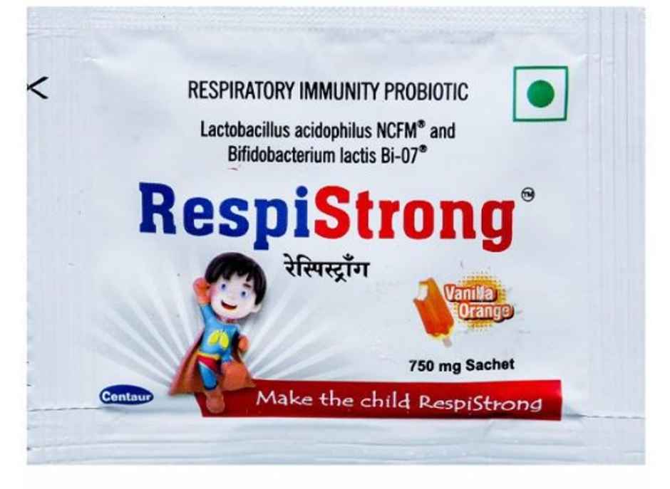 Respistrong Orange and Vanilla Sachet Granules