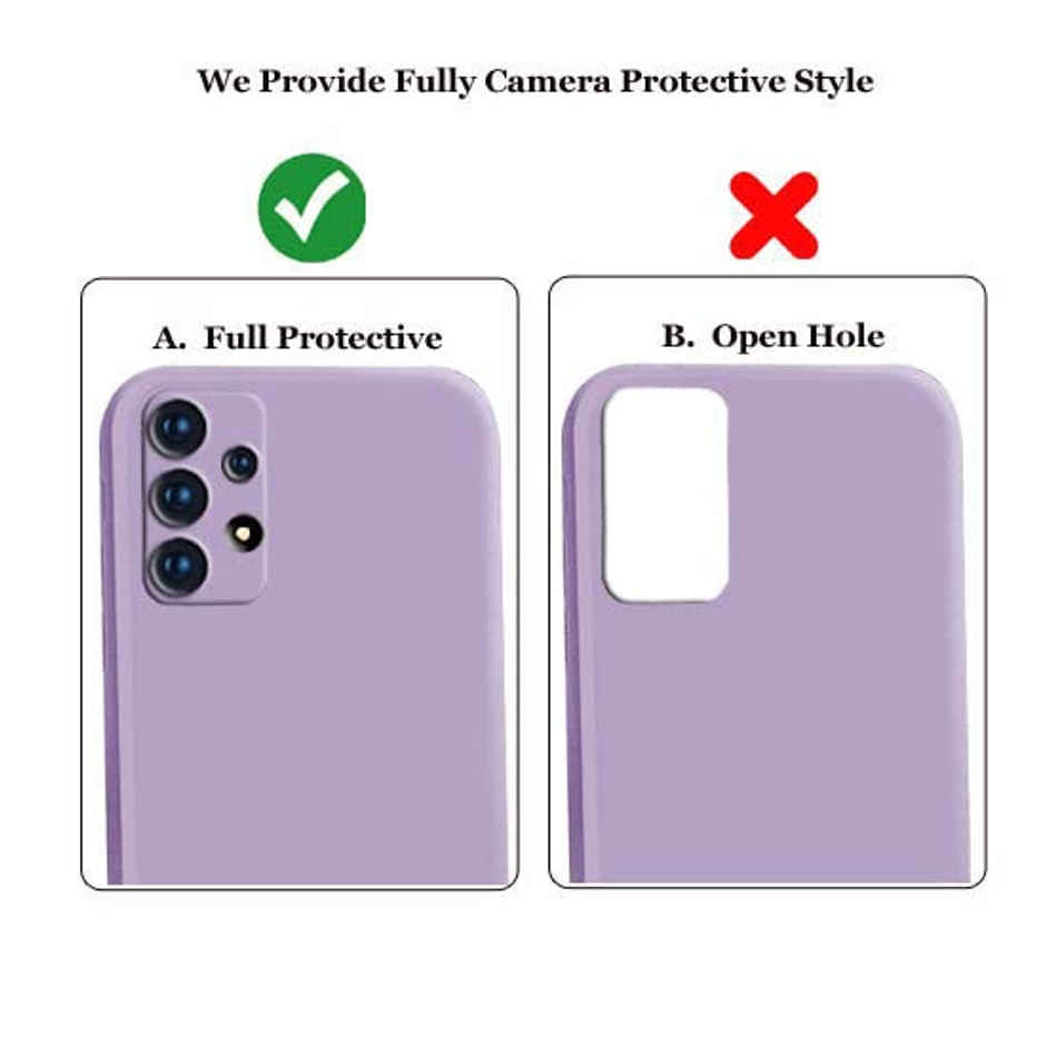 Artistque Case For Samsung Galaxy A23 4G / A23 5G Back Cover - Plain Liquid Silicone Cover