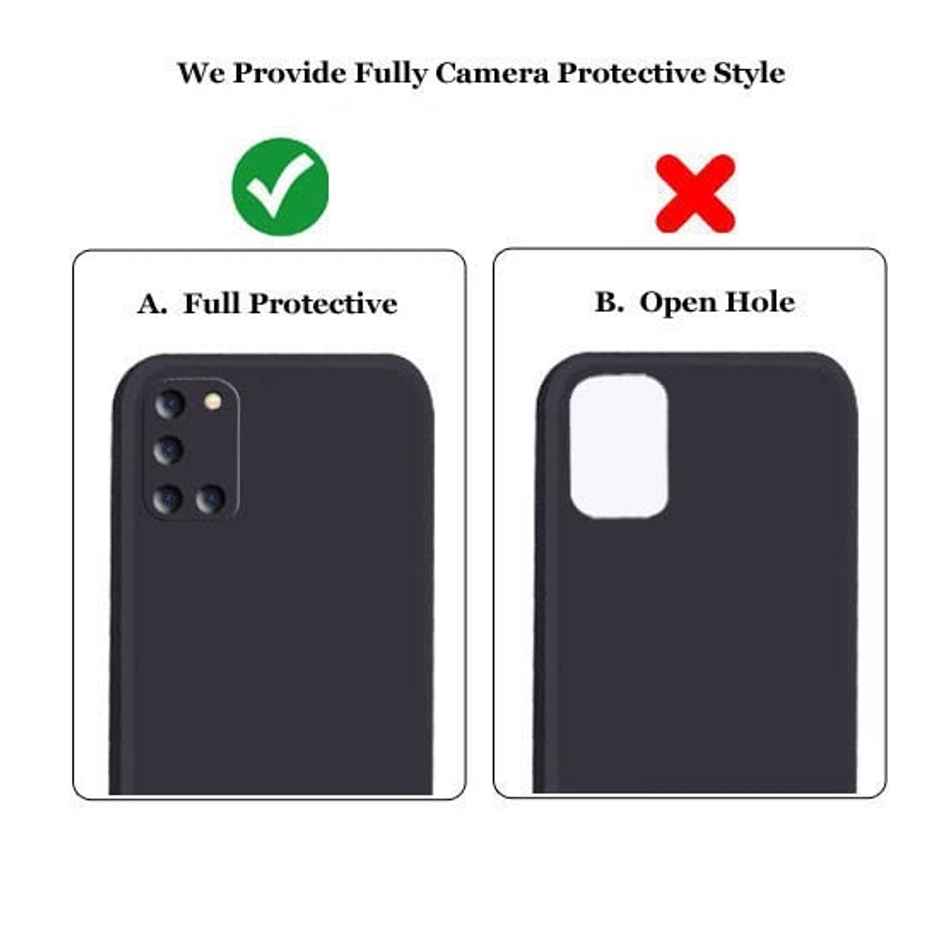 Artistque Case for Samsung Galaxy A21s Back Cover - Plain Liquid Silicone Case