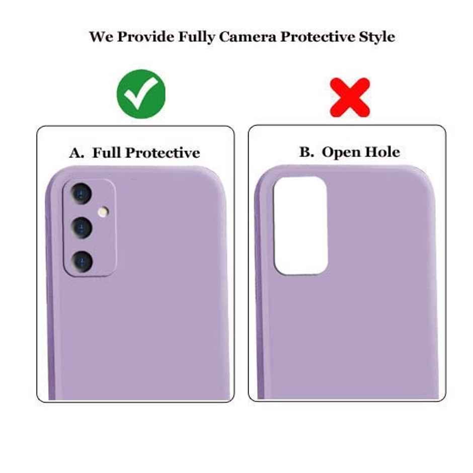 Artistque Case For Samsung Galaxy A34 5G Back Cover - Plain Liquid Silicone Cover