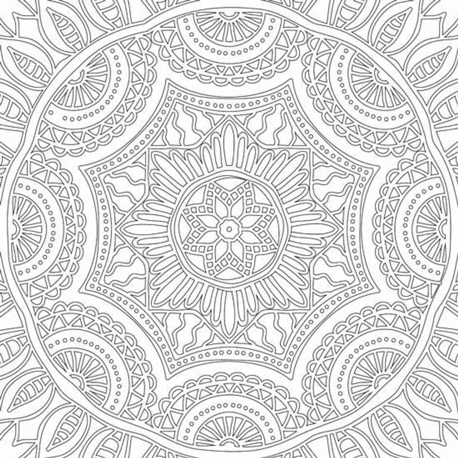 Refreshing Mandala- Colouring Book for Adults Book 1 [Paperback] Dreamland Publications