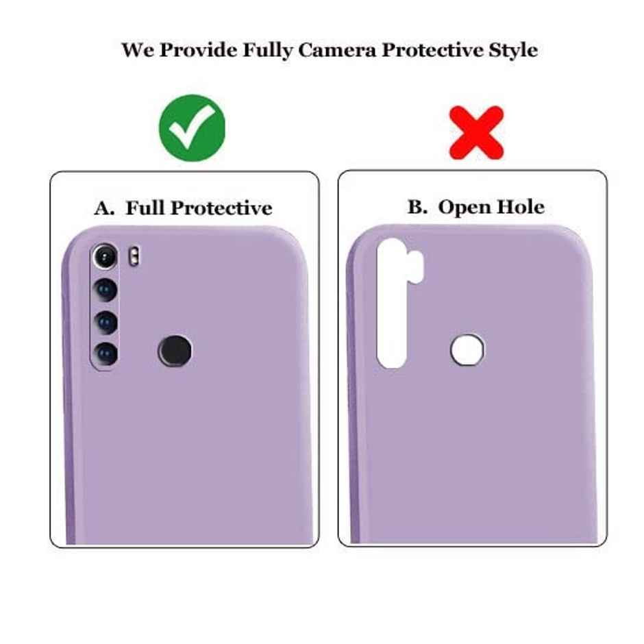 Artistque Case For Realme 5 Pro Back Cover - Plain Liquid Silicone Cover