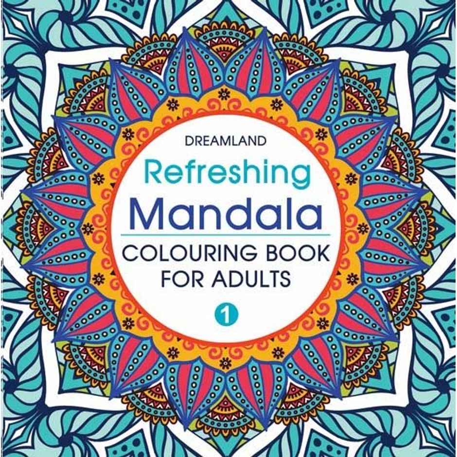 Refreshing Mandala Colouring Book for Adults-1|Mandala Art Designs|Peace, Relaxation & Creativity