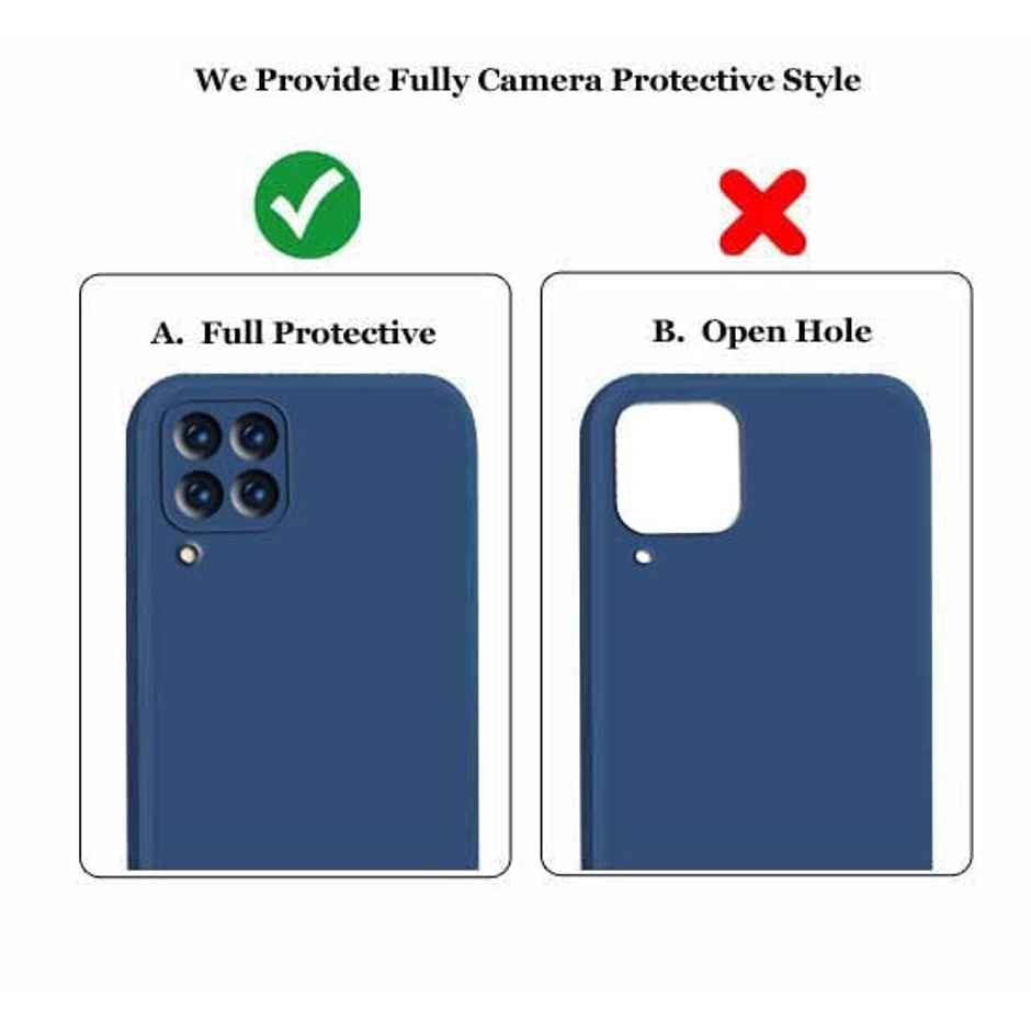 Artistque Case for Samsung Galaxy M53 5g Back Cover - Plain Liquid Silicone Case