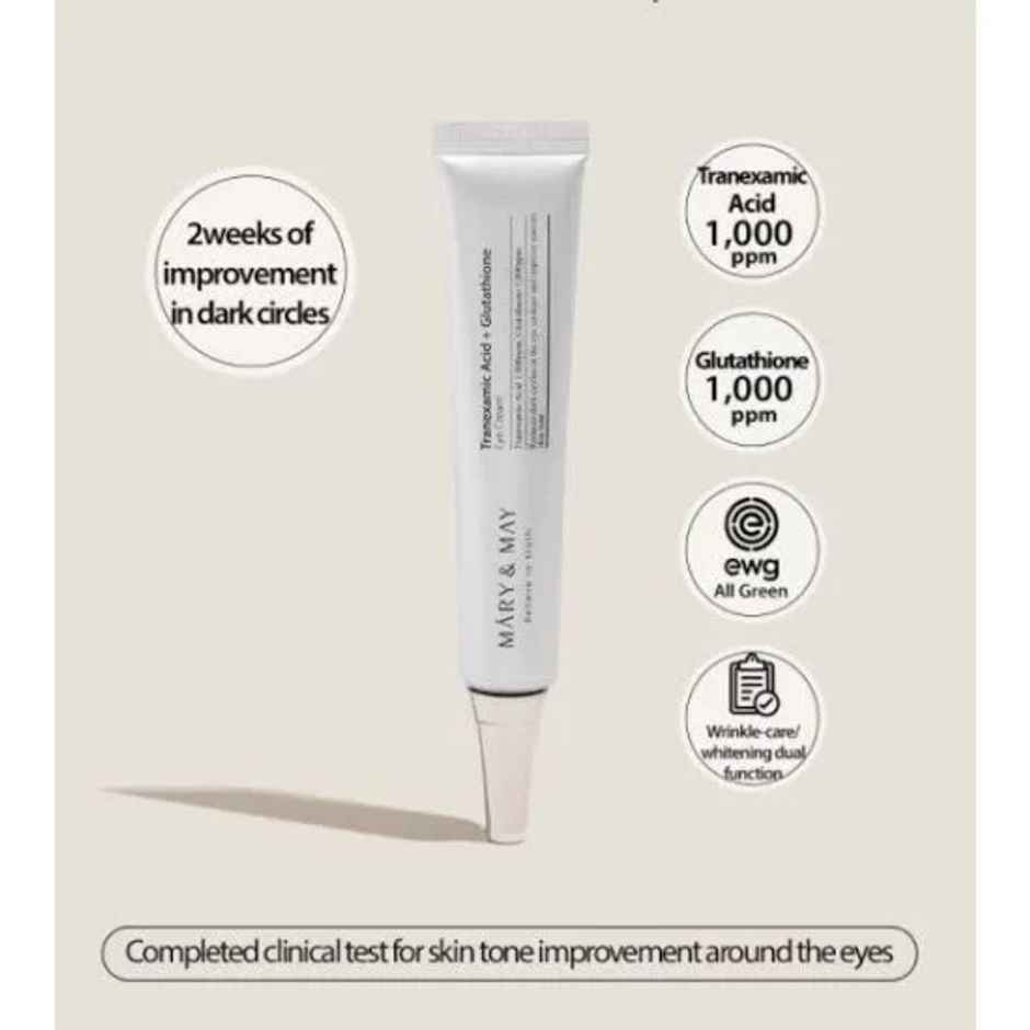 Mary & May Tranexamic Acid +Glutathione Eye Cream