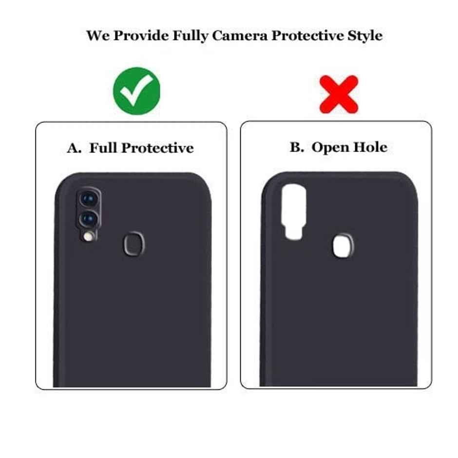 Artistque Case for Samsung Galaxy A30 Back Cover - Plain Liquid Silicone