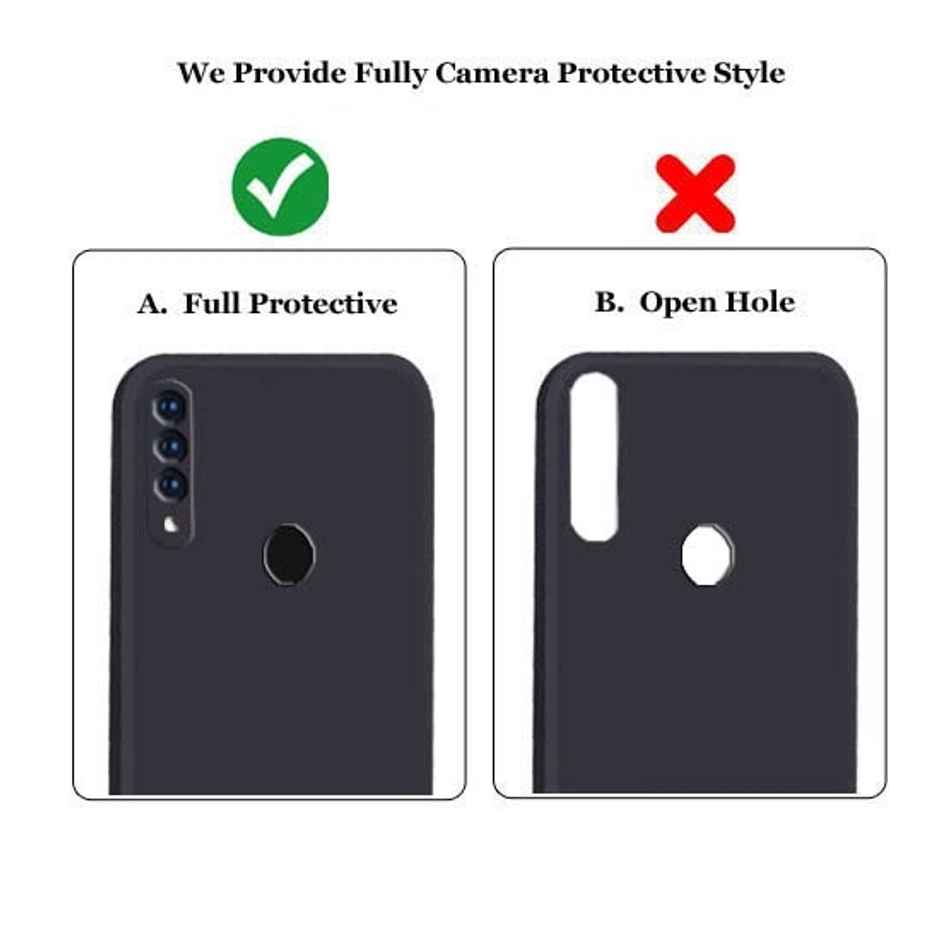 Artistque Case for Oppo A31 Back Cover - Plain Liquid Silicone