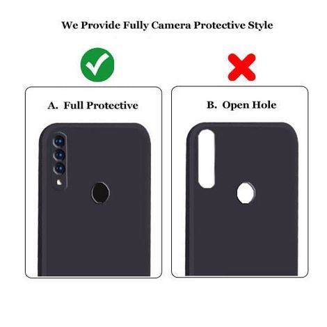 Artistque Case for Oppo A31 Back Cover - Plain Liquid Silicone