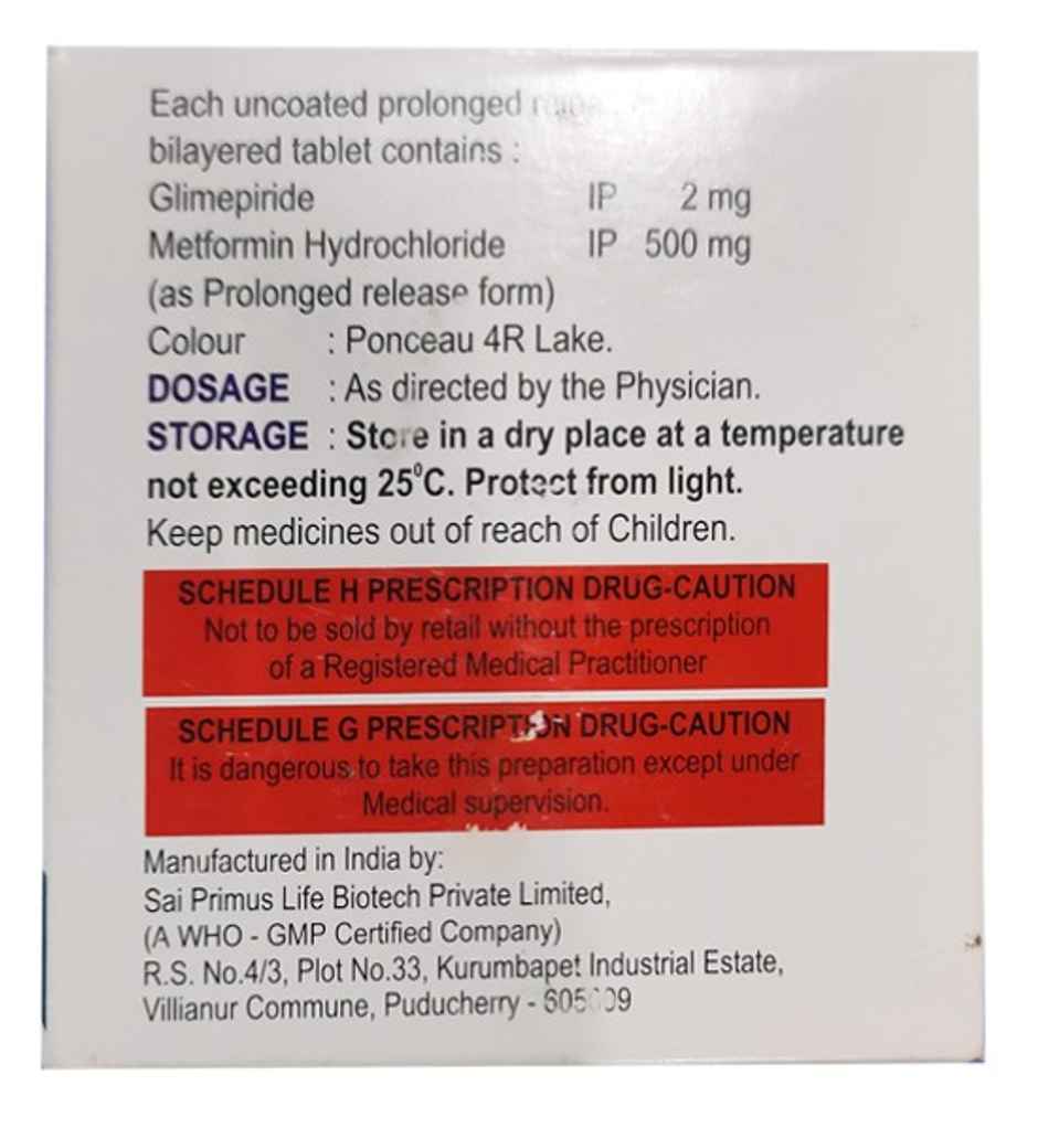 Glimiprime-M2 Tablet PR