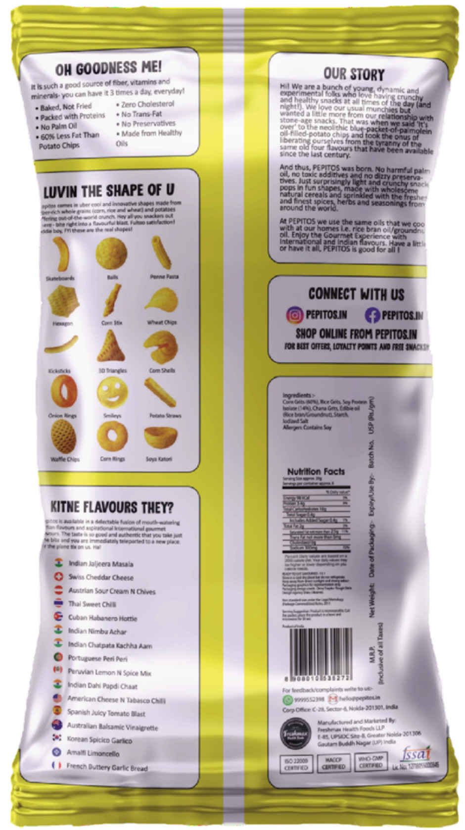 Pepitos Corn Puffs Classic Salted