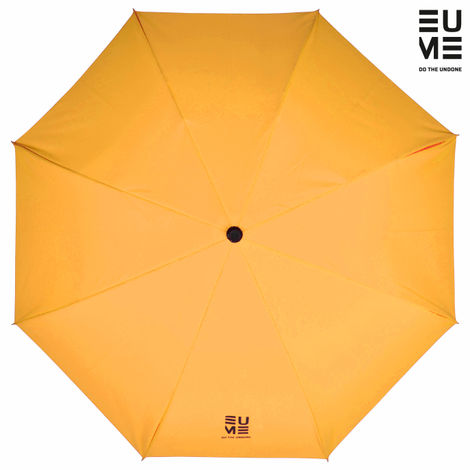 EUME Leatrix 21 Inch 2 Fold Auto-Open Lemon Umbrella | Golden Yellow