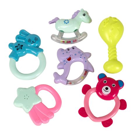 Rattle Set Of 6 Pcs