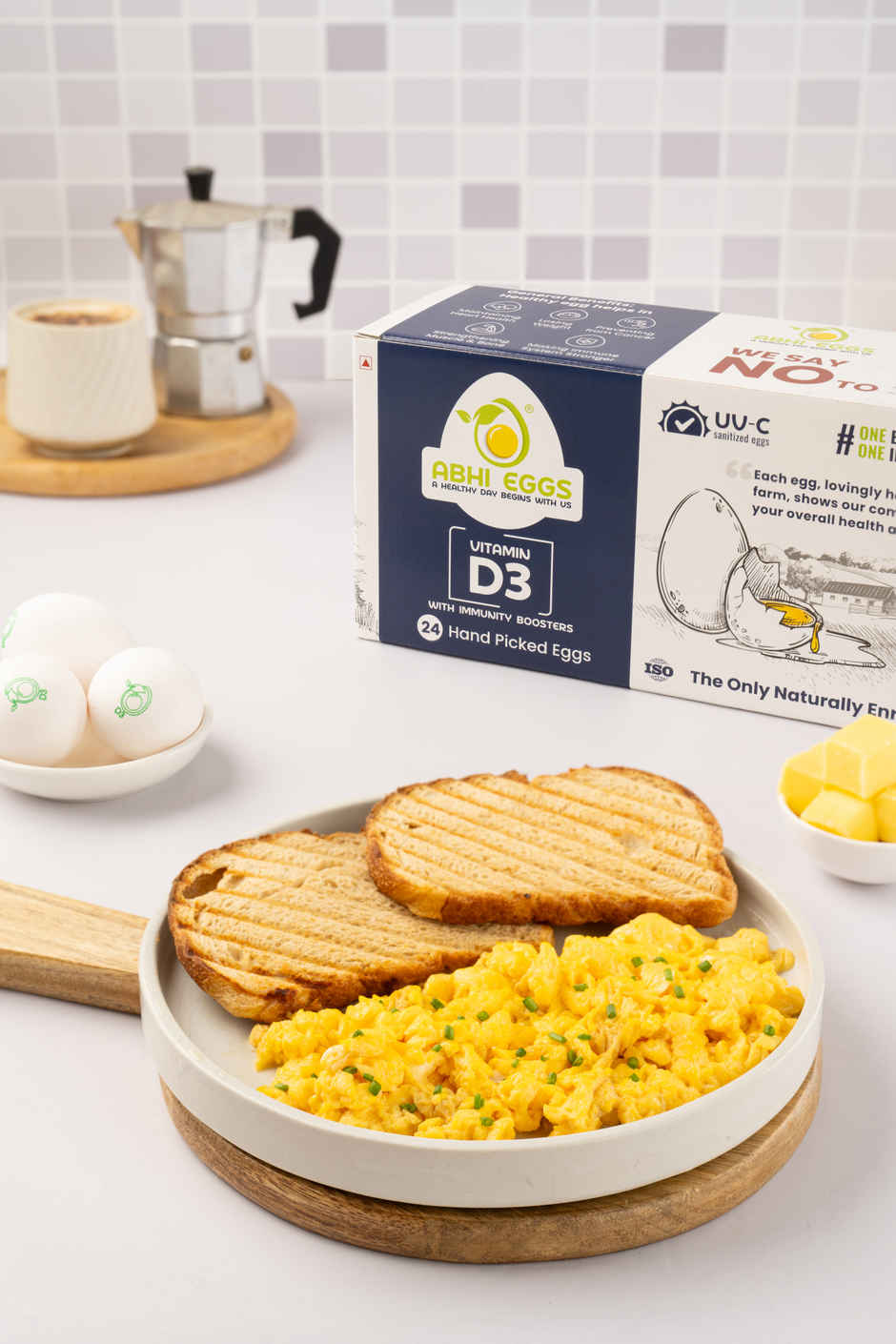 Abhi Vit D3 White Eggs With Immunity Boosters