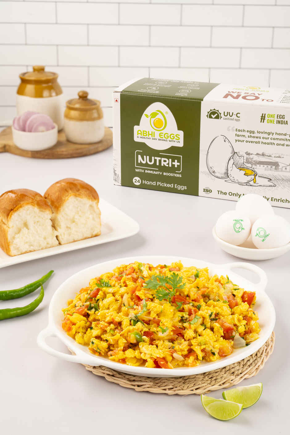 Abhi Nutri+ White Eggs