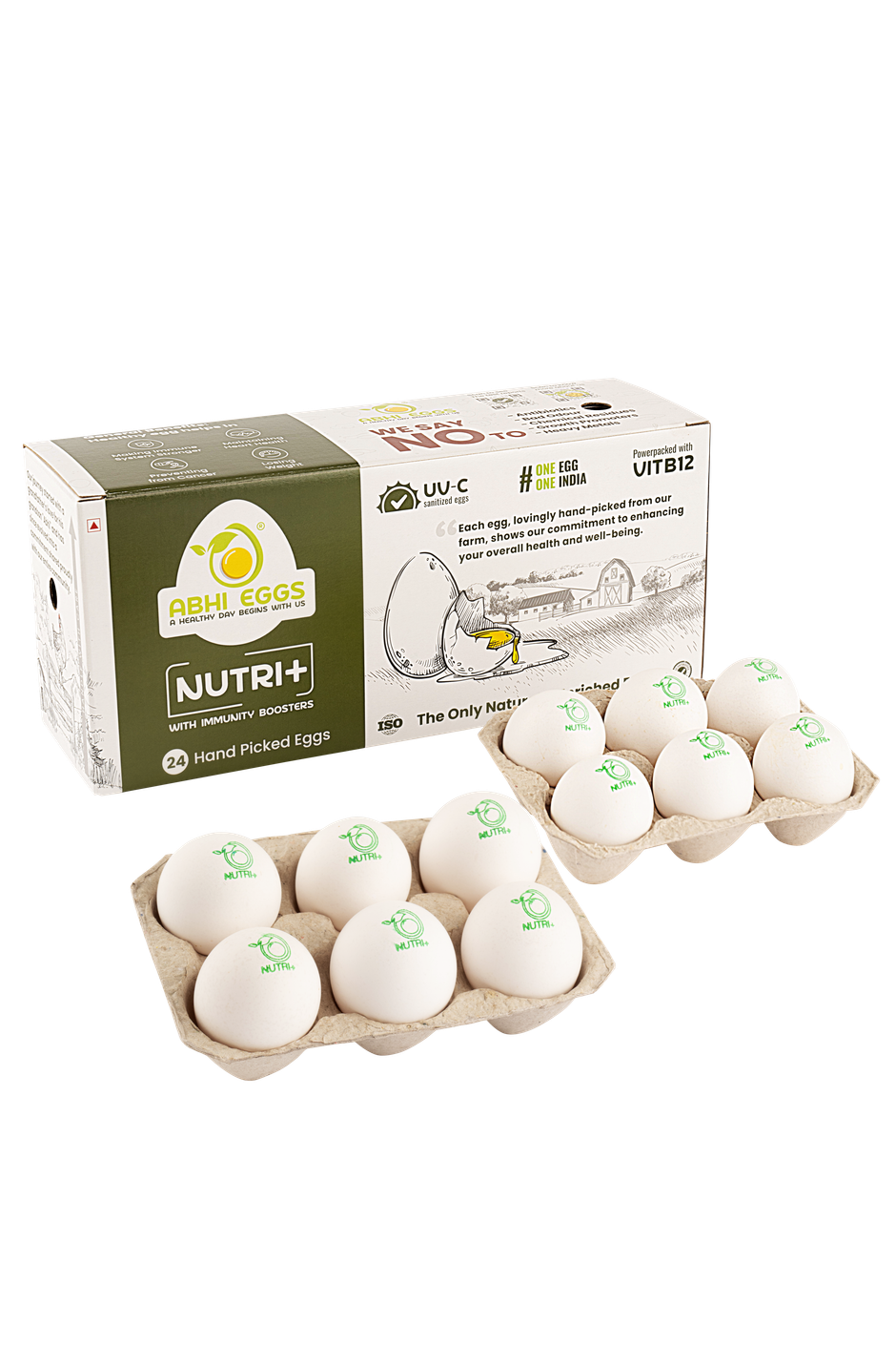 Abhi Nutri+ White Eggs