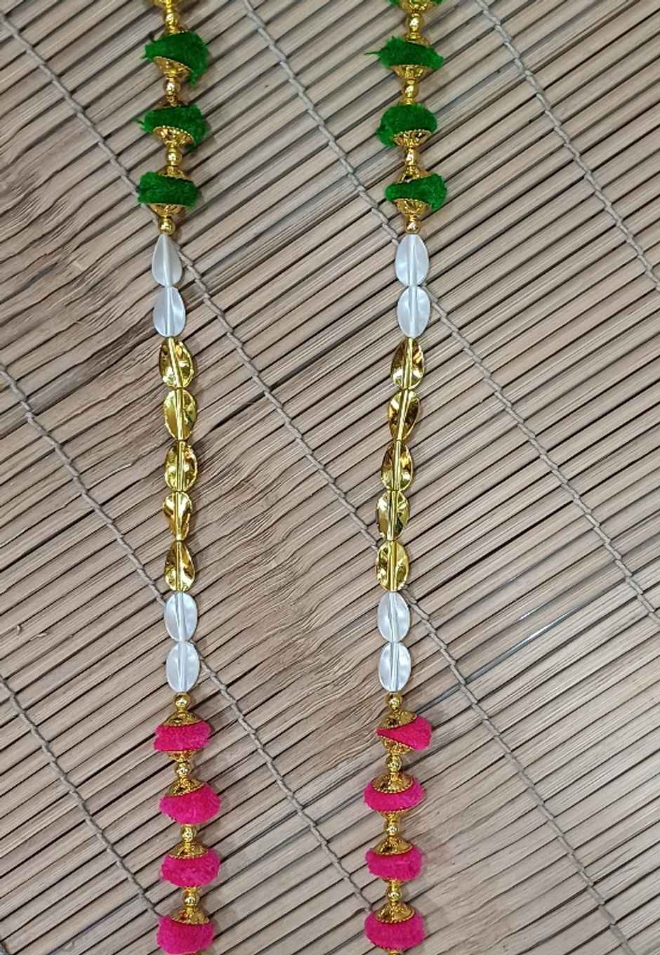 Gullak Toran Garland Curtain Pom Pom