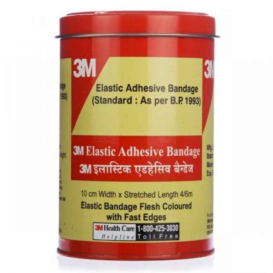 3M Elastic Adhesive Bandage 10cm x 4/6m