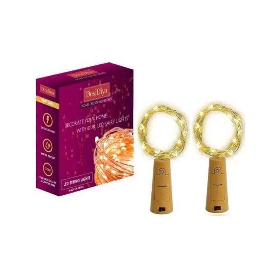 Desidiya Cork Decorative Led Lights | Mono Carton